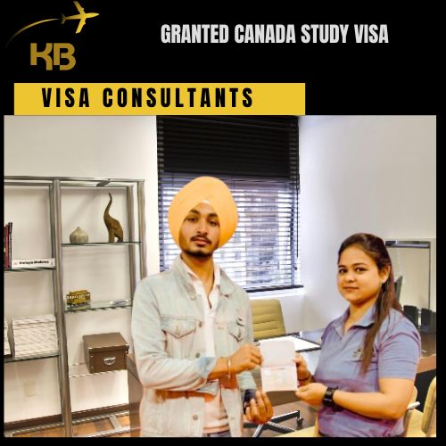 GRANTED CANADA STUDY VISA BY KB VISA CONSULTANTS