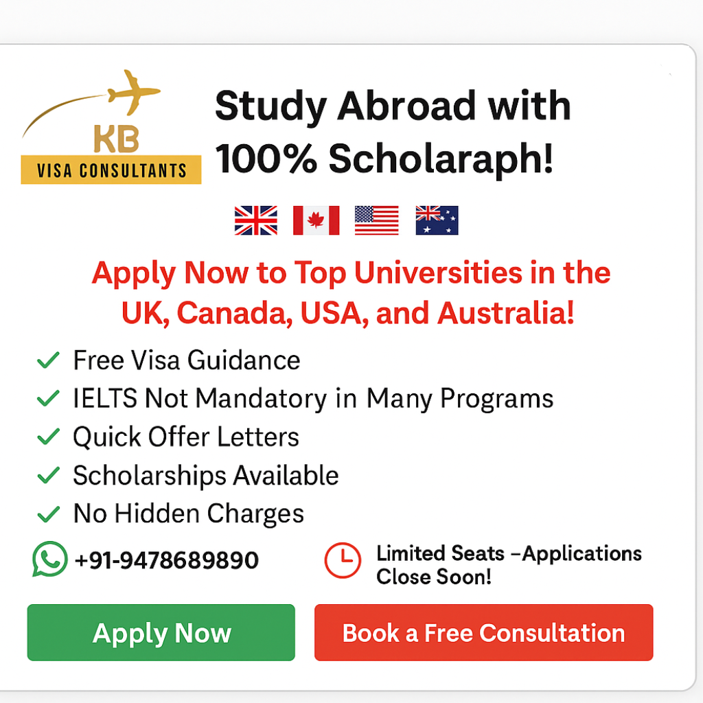 POP UP ADVERTISEMENT BY KB VISA CONSULTANTS