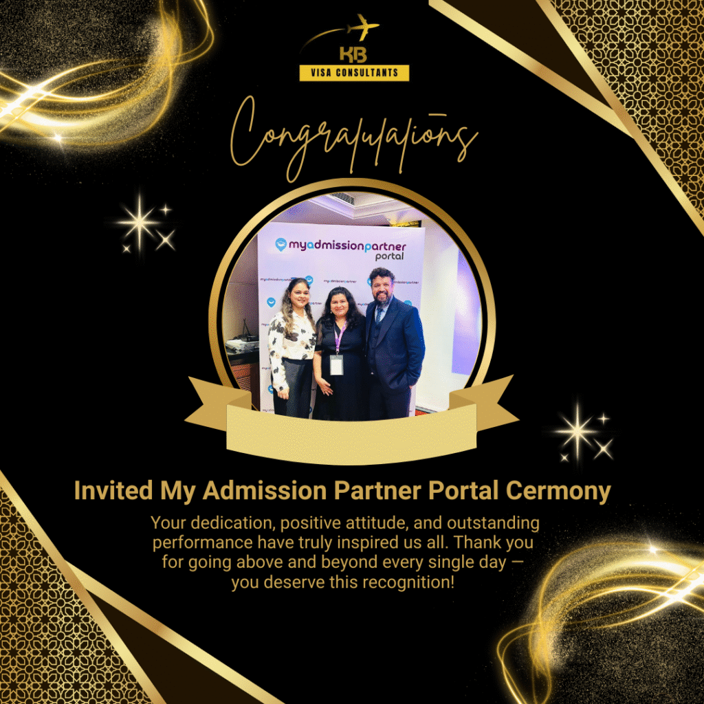 KB VISA CONSULTANTS JOIN MY ADMISSION PARTNER PORTAL CERMONY